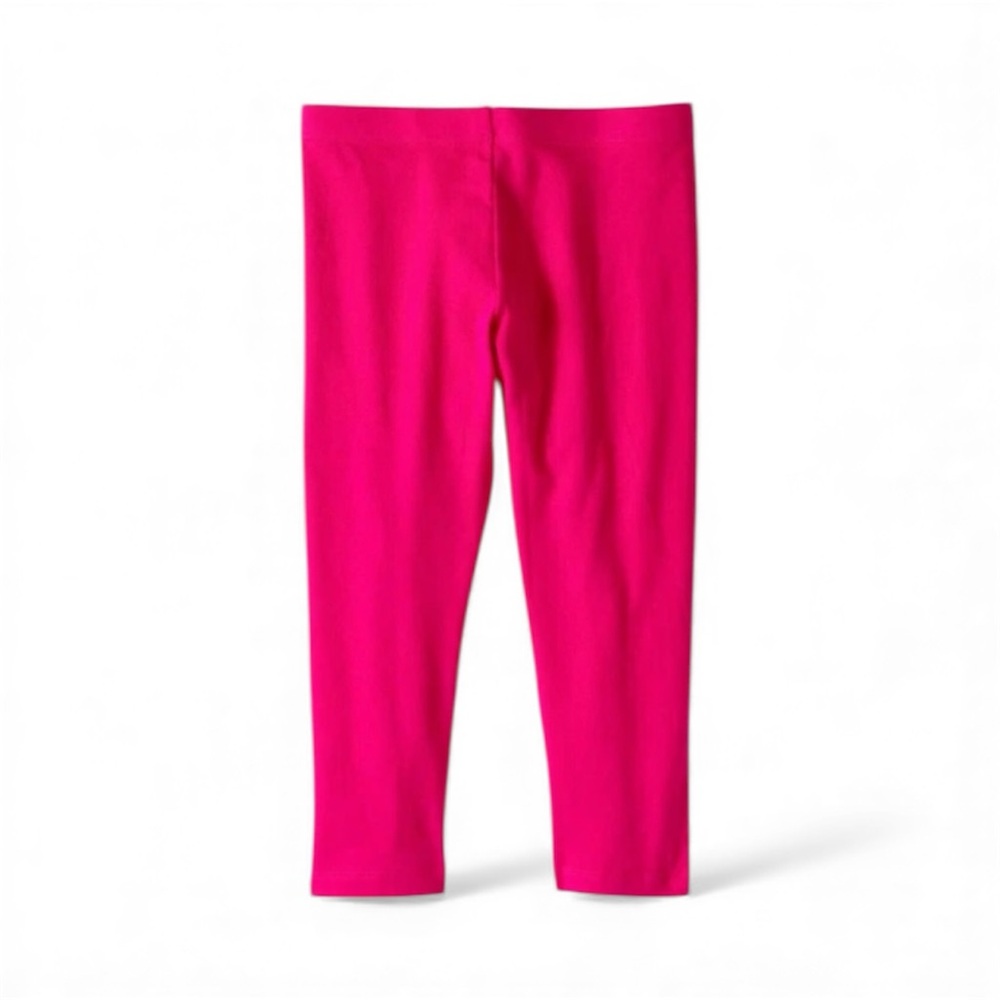 Wonder Nation Girls Tough Cotton Capri Leggings Size Large (10-12) Coral Punch